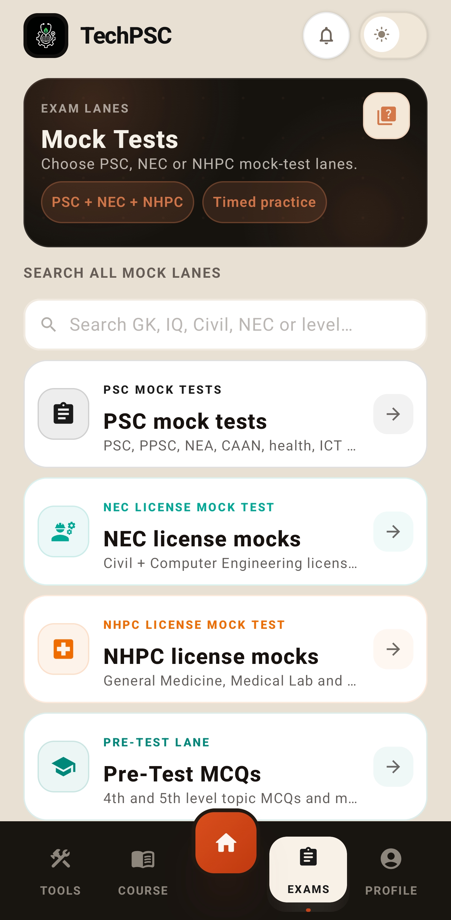 TechPSC mock tests